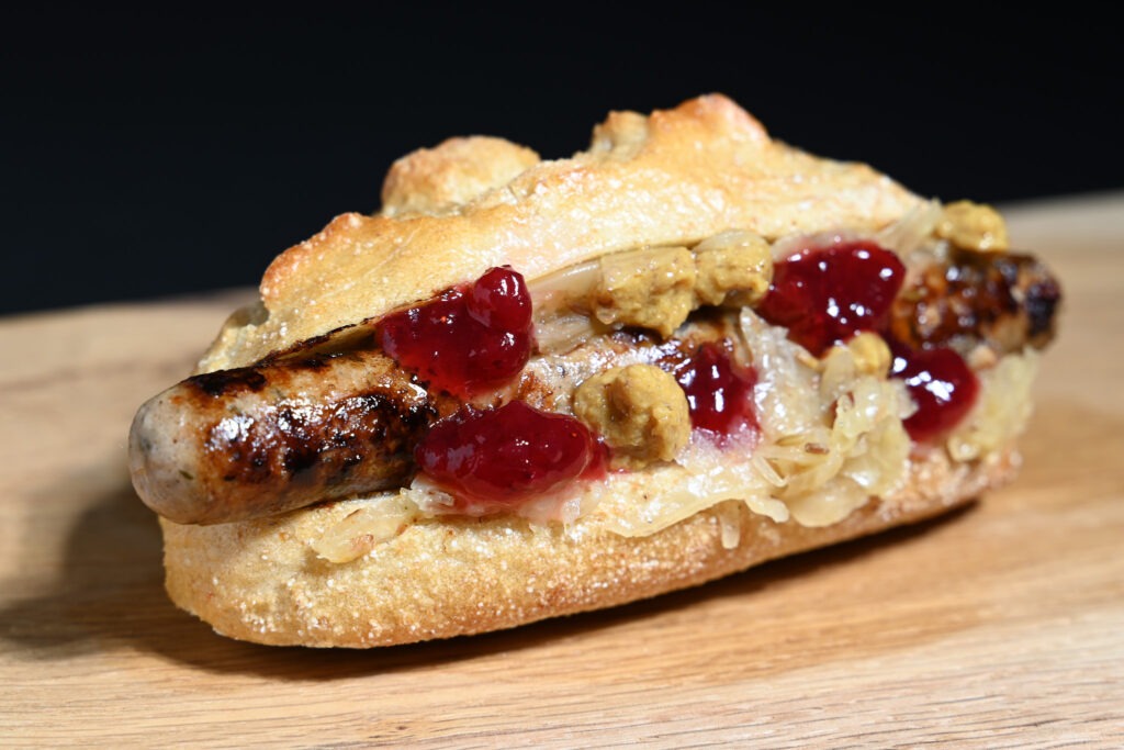 Rezept für einen fränkischen Bio-Hotdog